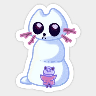 Snow Kitty! Sticker